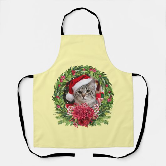 トラビークリスマスリースエプロン エプロン (正面)