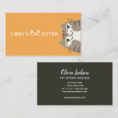 トラビー猫のペットシッティング 名刺 (正面/裏面)