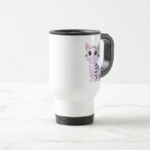 トラビー+子猫+座る トラベルマグ (正面右)