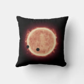 トラピスト–1で赤色矮星を通過する惑星 クッション (裏面)