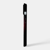 トラピスト–1で赤色矮星を通過する惑星 iPhone 15ケース (左側面)