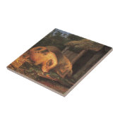 トラフの豚（ファーミヤードアニマル） タイル (側面)