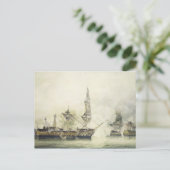 トラファルガーの戦いの勝利、1805年、 ポストカード (スタンド正面)