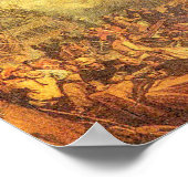 トラファルガーの戦いジョセフ・マロード・ターナー ポスター (角)