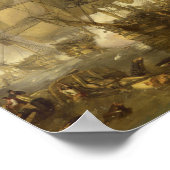 トラファルガーの戦いポスターW Cスタンフィールド1836 ポスター (角)