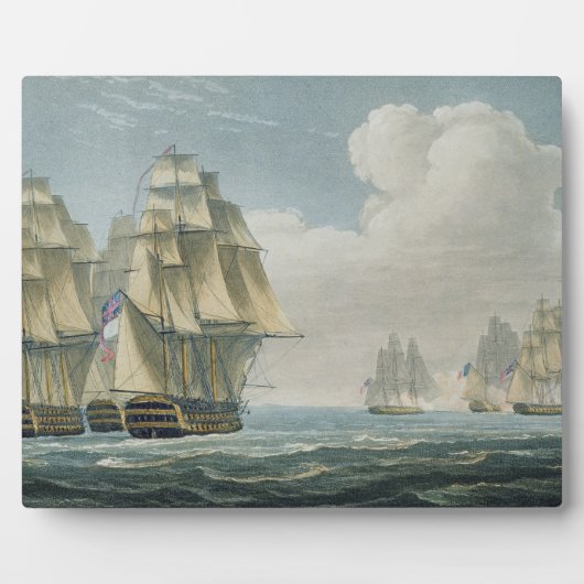 トラファルガーの戦い後、1805年10月21日、 フォトプラーク (正面)