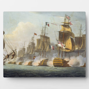 トラファルガーの戦い1805年10月21日「ザ・トラファルガー」より フォトプラーク