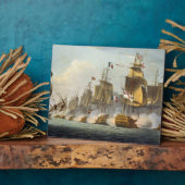 トラファルガーの戦い1805年10月21日「ザ・トラファルガー」より フォトプラーク (側面)