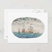 トラファルガーの戦い1805 1998 ポストカード (正面/裏面)