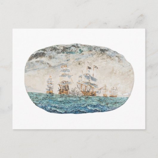 トラファルガーの戦い1805 1998 ポストカード (正面)