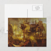 トラファルガーの戦い1808 ポストカード (正面/裏面)