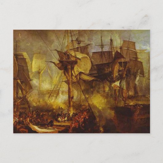 トラファルガーの戦い1808 ポストカード (正面)