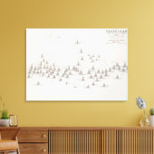 トラファルガーの戦い、1805年10月21日、ポスティティ キャンバスプリント (インサイチュ (リビング))