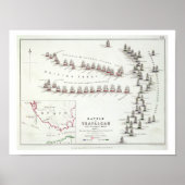 トラファルガーの戦い、1805年10月21日、Br ポスター (正面)