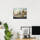 トラファルガーの戦い、1805年10月21日、「The」より ポスター (ホームオフィス)