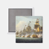 トラファルガーの戦い、1805年10月21日、「The」より マグネット (正面/裏面)