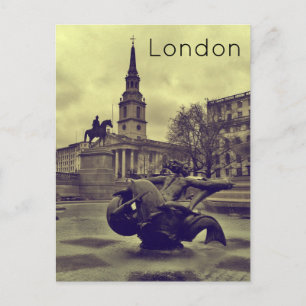 トラファルガースクエアハガキ ポストカード