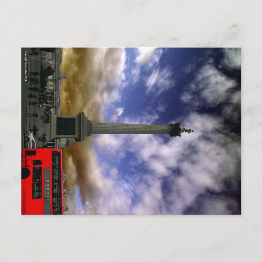 トラファルガースクエアハガキ ポストカード (正面)