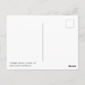 トラファルガースクエアライオン、ロンドン英国ポストカード ポストカード (裏面)