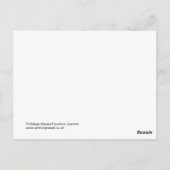 トラファルガースクエア噴水,ロンドン ポストカード (裏面)