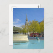 トラファルガースクエア、ロンドン英国ポストカード ポストカード (正面/裏面)