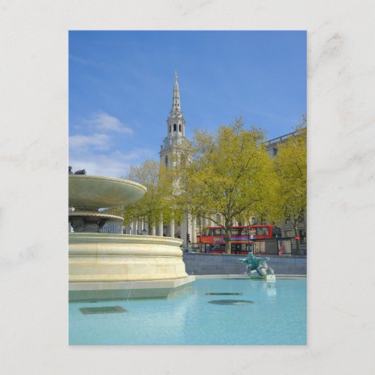 トラファルガースクエア、ロンドン英国ポストカード ポストカード (正面)