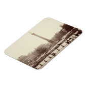 トラファルガースクエア,ロンドン(セピア写真) マグネット (左側)