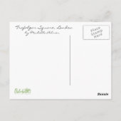 トラファルガースクエア、ロンドン[葉書] ポストカード (裏面)