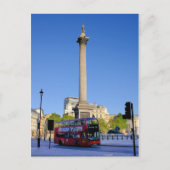 トラファルガースクエア、ロンドンUK ポストカード (正面)