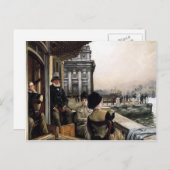 トラファルガータバーンテラスバイジェームズティソト ポストカード (正面/裏面)