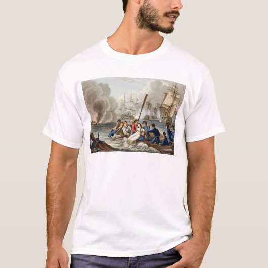 トラファルガー海戦の逸話 Tシャツ (正面)