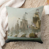 トラファルガー海戦、1805年10月21日のengrav クッション (ブランケット)