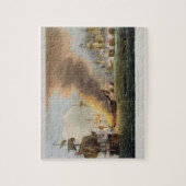 トラファルガー海戦、1805年10月21日のengrav ジグソーパズル (縦)