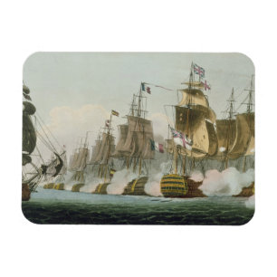 トラファルガー海戦、1805年10月21日のengrav マグネット