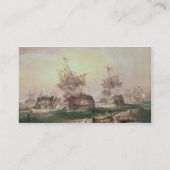 トラファルガー海戦、1805年10月21日 名刺 (裏面)