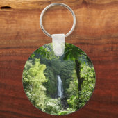 トラファルガー滝熱帯雨林写真 キーホルダー (正面)