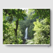 トラファルガー滝熱帯雨林写真 ゲストブック (裏面)