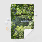 トラファルガー滝熱帯雨林写真 ゴルフタオル (インサイチュ)