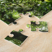 トラファルガー滝熱帯雨林写真 ジグソーパズル (側面)