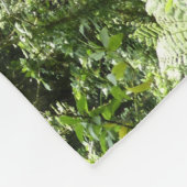 トラファルガー滝熱帯雨林写真 フリースブランケット (角)