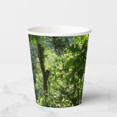 トラファルガー滝熱帯雨林写真 紙コップ (裏面)