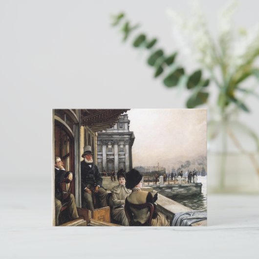 トラファルガー・タバーンのテラス(The Terrace of the Trafalgar Tave ポストカード (スタンド正面)