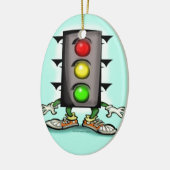 トラフィックおもしろい セラミックオーナメント (左)