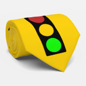 トラフィックのライト前方の注意の道路標識 ネクタイ (ロール)