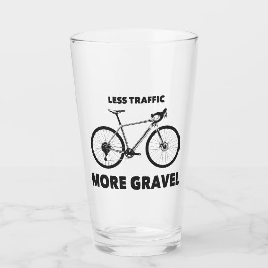 トラフィックの減少より砂利 タンブラーグラス (正面)