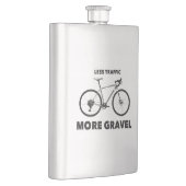 トラフィックの減少より砂利 フラスク (右)