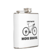 トラフィックの減少より砂利 フラスク (右)