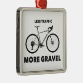 トラフィックの減少より砂利 メタルオーナメント (右)