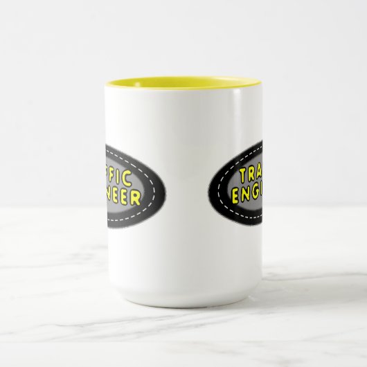 トラフィックエンジニアOval Mag マグカップ (中央)