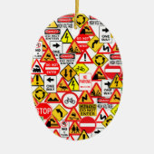 トラフィックシンボルや象徴オーナメント セラミックオーナメント (正面)